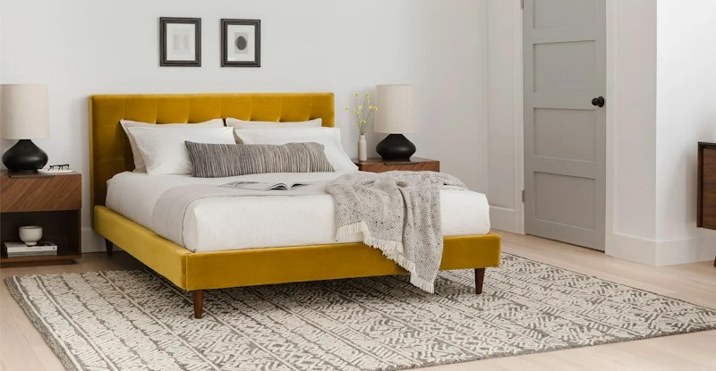 Nera Walnut 1-Drawer Nightstand - Modern Bedroom Furniture 2 Nera Walnut 1-Drawer Nightstand - Modern Bedroom Furniture - Image 2