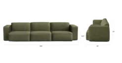Sanna Magnet Green Modular Sofa | Modern Green Sofa | Comfortable & Stylish Sofa for Living Room -Furniture Sales 2024 image100334