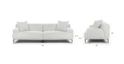 Abisko Quartz White Sofa - Modern Comfort for Your Living Space -Furniture Sales 2024 image101204