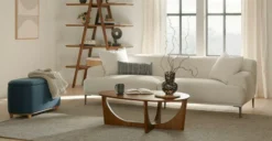 Abisko Quartz White Sofa - Modern Comfort for Your Living Space
