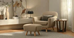 Tovi Smoked Oak Side Table - Modern & Stylish Living Room Furniture