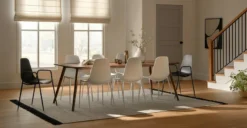 Svelti Pure Black Stackable Dining Armchair - Modern Outdoor Seating