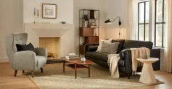 Furniture Sales 2024 49 Lenia Walnut Oval Coffee Table - Modern Wooden Living Room Centerpiece