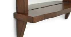 Luras Walnut Wall Mirror - Elegant Wooden Decor for Your Home -Furniture Sales 2024 image102551