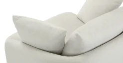 Leigh Silver Ivory Swivel Chair - Modern Lounge Chair for Living Room -Furniture Sales 2024 image103462