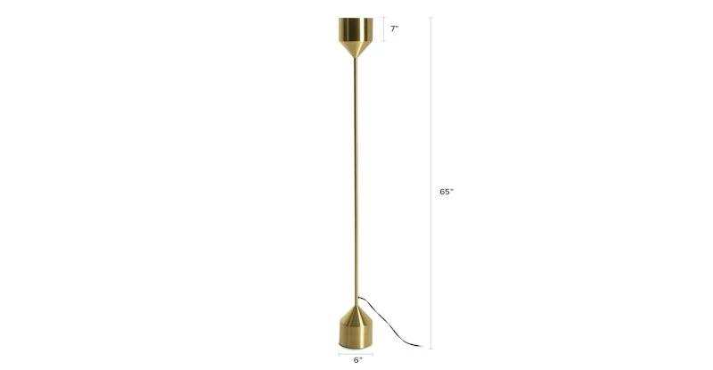Barbell Brass Floor Lamp - Elegant Modern Lighting for Home Decor 7 Barbell Brass Floor Lamp - Elegant Modern Lighting for Home Decor - Image 7