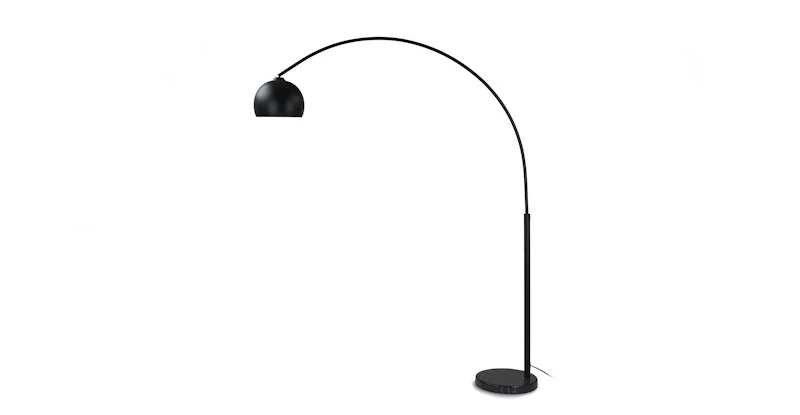 Crescent Black Floor Lamp – Modern Lighting for Home Decor 3 Crescent Black Floor Lamp – Modern Lighting for Home Decor - Image 3