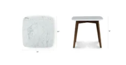 Vena Walnut Square Side Table - Modern Wooden Accent Table for Living Room 19 Vena Walnut Square Side Table - Modern Wooden Accent Table for Living Room -Furniture Sales 2024 image30834