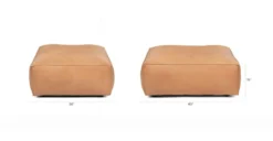 Solae Canyon Tan Ottoman | Modular Sofa & Ottoman Set | Premium Comfort -Furniture Sales 2024 image40136