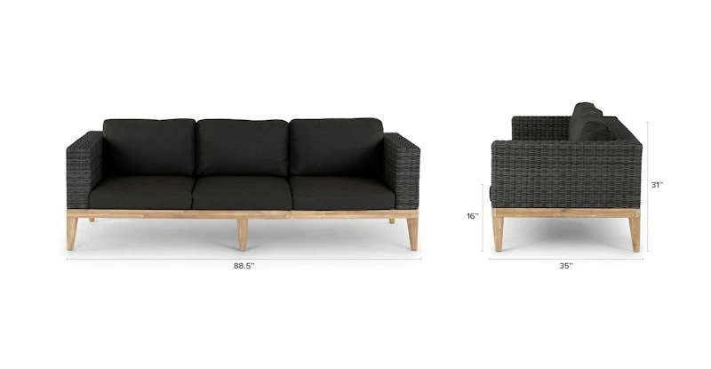 Urba Slate Gray Outdoor Sofa - Stylish & Durable Furniture for Your Patio 11 Urba Slate Gray Outdoor Sofa - Stylish & Durable Furniture for Your Patio - Image 11