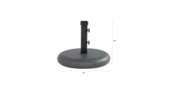 Paima Black Umbrella Base – Heavy-Duty Outdoor Umbrella Stand for Stability and Durability -Furniture Sales 2024 image44840
