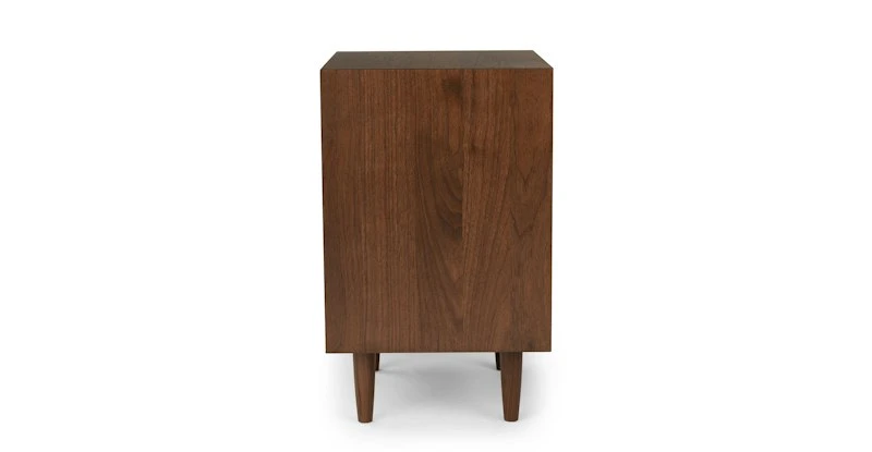Lenia Walnut 2-Drawer Nightstand - Modern Bedroom Storage Solution 6 Lenia Walnut 2-Drawer Nightstand - Modern Bedroom Storage Solution - Image 6