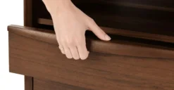 Lenia Walnut 2-Drawer Nightstand - Modern Bedroom Storage Solution 22 Lenia Walnut 2-Drawer Nightstand - Modern Bedroom Storage Solution -Furniture Sales 2024 image47335