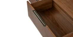 Nera Walnut 6-Drawer Low Double Dresser - Modern Bedroom Storage Solution -Furniture Sales 2024 image50484