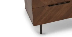 Nera Walnut 6-Drawer Low Double Dresser - Modern Bedroom Storage Solution -Furniture Sales 2024 image50489