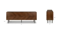 Nera Walnut 6-Drawer Low Double Dresser - Modern Bedroom Storage Solution -Furniture Sales 2024 image50492