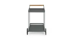 Boden Dark Gray Bar Cart | Stylish Rolling Console Table for Home Bar & Living Space -Furniture Sales 2024 image51902