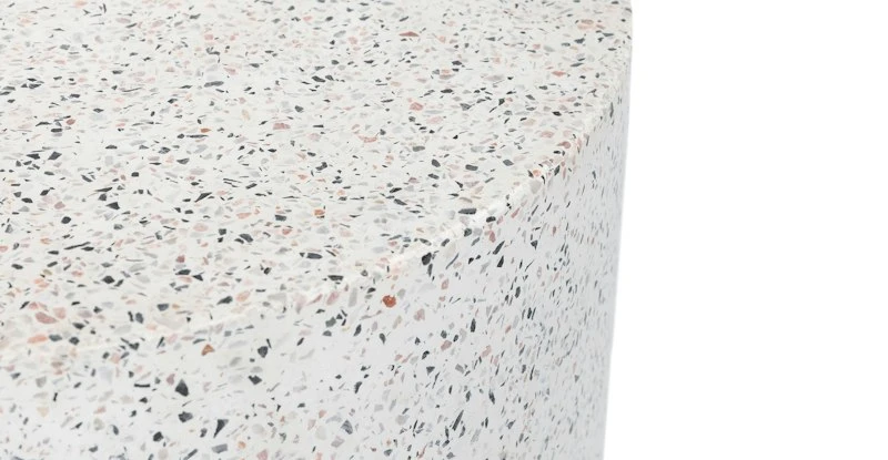 Solina White Terrazzo Stool - Modern Side Table for Home Decor 5 Solina White Terrazzo Stool - Modern Side Table for Home Decor - Image 5