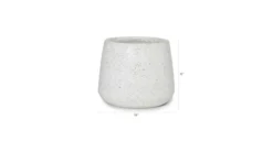 Tuva White Terrazzo Narrow Indoor/Outdoor Planter - Modern Decor Accent -Furniture Sales 2024 image51965