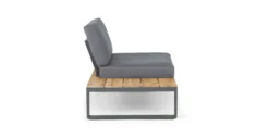 Kezia Whale Gray Left Side Module - Premium Outdoor Modular Sofa Section -Furniture Sales 2024 image52909