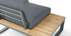 Kezia Whale Gray Left Side Module - Premium Outdoor Modular Sofa Section -Furniture Sales 2024 image52913