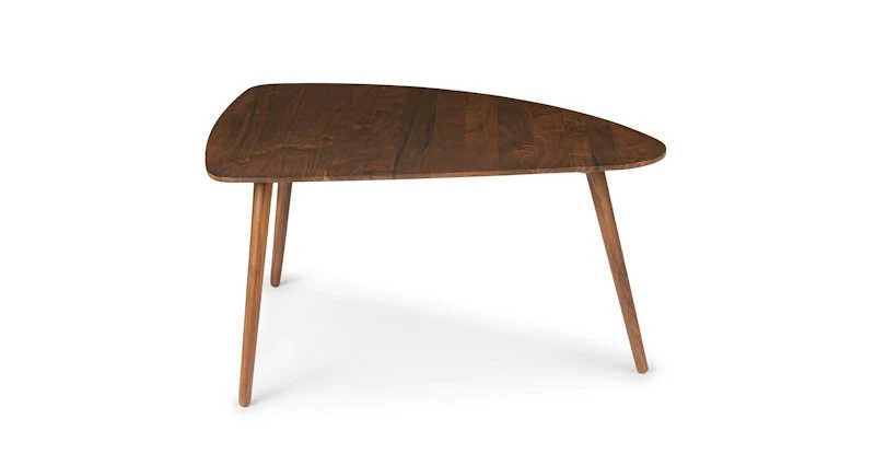Amoeba Wild Walnut 35" Wide Modern Coffee Table for Living Room 2 Amoeba Wild Walnut 35" Wide Modern Coffee Table for Living Room - Image 2