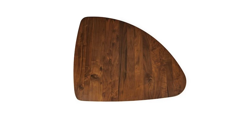 Amoeba Wild Walnut 35" Wide Modern Coffee Table for Living Room 6 Amoeba Wild Walnut 35" Wide Modern Coffee Table for Living Room - Image 6