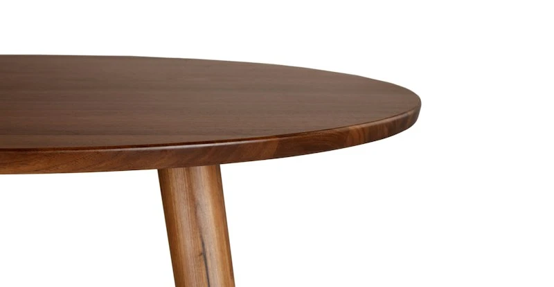 Seno Walnut 31" Round Bar Table - Premium Counter & Bar Table 6 Seno Walnut 31" Round Bar Table - Premium Counter & Bar Table - Image 6