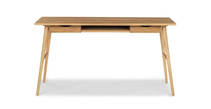 Culla Oak Desk - Modern Solid Wood Office Desk with Minimalist Design 3 Culla Oak Desk - Modern Solid Wood Office Desk with Minimalist Design - Image 3