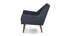 Angle Denim Blue Chair - Stylish Lounge Chair for Modern Living Rooms -Furniture Sales 2024 image60945