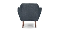 Angle Denim Blue Chair - Stylish Lounge Chair for Modern Living Rooms -Furniture Sales 2024 image60946