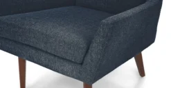 Angle Denim Blue Chair - Stylish Lounge Chair for Modern Living Rooms -Furniture Sales 2024 image60948