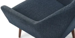 Angle Denim Blue Chair - Stylish Lounge Chair for Modern Living Rooms -Furniture Sales 2024 image60951