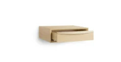 Lenia White Oak Floating Nightstand - Modern Bedroom Storage Solution -Furniture Sales 2024 image61879