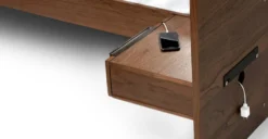 Nera Walnut King Bed with Nightstands - Modern Bedroom Furniture -Furniture Sales 2024 image62336