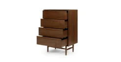 Lenia Walnut 4-Drawer Chest - Stylish Bedroom Dresser with Ample Storage 14 Lenia Walnut 4-Drawer Chest - Stylish Bedroom Dresser with Ample Storage -Furniture Sales 2024 image62392