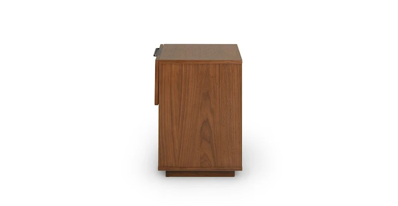 Nera Walnut 1-Drawer Nightstand - Modern Bedroom Furniture 6 Nera Walnut 1-Drawer Nightstand - Modern Bedroom Furniture - Image 6