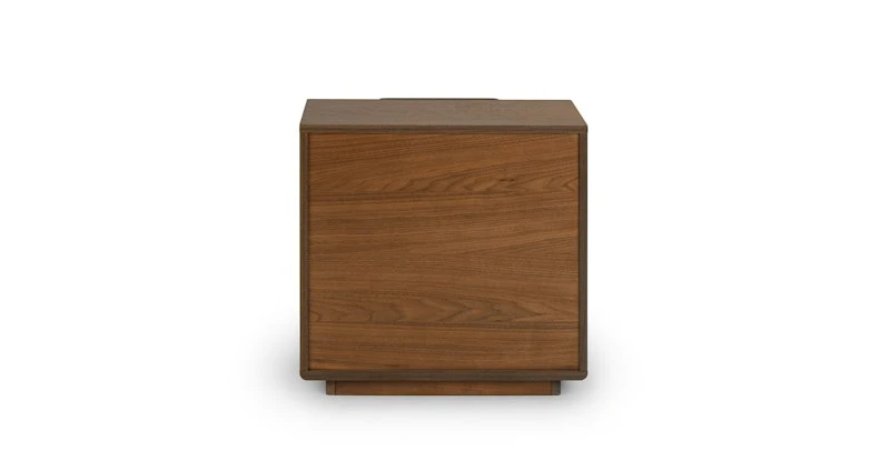 Nera Walnut 1-Drawer Nightstand - Modern Bedroom Furniture 7 Nera Walnut 1-Drawer Nightstand - Modern Bedroom Furniture - Image 7