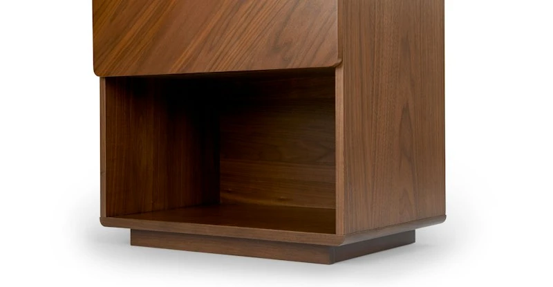 Nera Walnut 1-Drawer Nightstand - Modern Bedroom Furniture 10 Nera Walnut 1-Drawer Nightstand - Modern Bedroom Furniture - Image 10