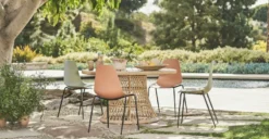 Calliope Natural Dining Table - Elegant Outdoor Furniture for Modern Spaces