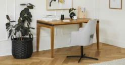 Eliseno Drizzle Gray Ergonomic Office Chair - Comfortable & Adjustable Desk Chair