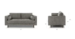 Sven Briar Gray 72" Sofa - Modern 3-Seater Sofa with Plush Cushions -Furniture Sales 2024 image69530