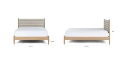 Lenia Rain Cloud Gray Oak Queen Bed - Modern Bedroom Furniture -Furniture Sales 2024 image70183