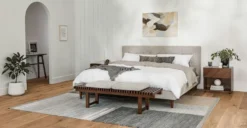 Furniture Sales 2024 23 Sven Birch Ivory King Bed - Elegant Bedroom Furniture for Ultimate Comfort