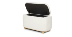 Maribo Ivory Bouclé 32" Storage Ottoman - Stylish & Functional Furniture -Furniture Sales 2024 image71211