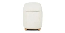 Maribo Ivory Bouclé 32" Storage Ottoman - Stylish & Functional Furniture -Furniture Sales 2024 image71212
