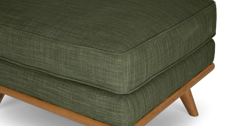 Timber Olio Green Ottoman - Stylish and Comfortable Addition to Your Living Space 5 Timber Olio Green Ottoman - Stylish and Comfortable Addition to Your Living Space - Image 5