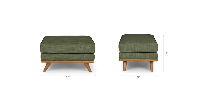 Timber Olio Green Ottoman - Stylish and Comfortable Addition to Your Living Space 9 Timber Olio Green Ottoman - Stylish and Comfortable Addition to Your Living Space - Image 9