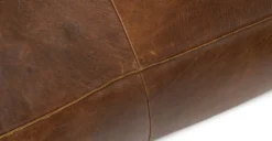 Cigar Rawhide Brown Loveseat - Comfortable Sofa for Modern Living Room -Furniture Sales 2024 image72914