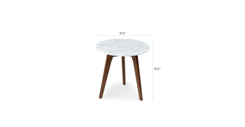 Mara Walnut Side Table - Handcrafted Wooden Side Table for Living Room or Bedroom 9 Mara Walnut Side Table - Handcrafted Wooden Side Table for Living Room or Bedroom - Image 9